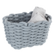 Wenko 1069558 - Aufbewahrungskorb Tia s grau | 1 Stk