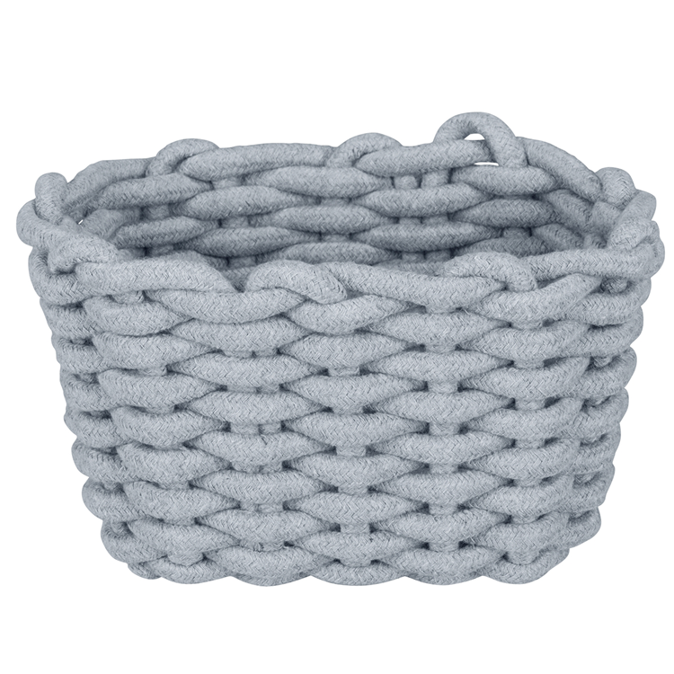 Wenko 1069558 - Aufbewahrungskorb Tia s grau | 1 Stk