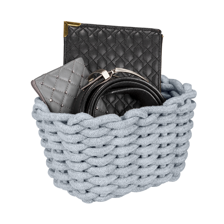 Wenko 1069558 - Aufbewahrungskorb Tia s grau | 1 Stk