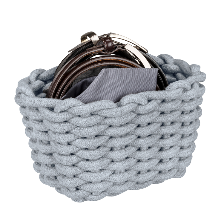 Wenko 1069558 - Aufbewahrungskorb Tia s grau | 1 Stk