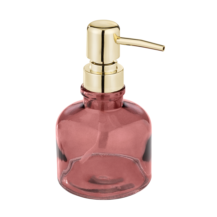 Wenko 1069593 - Seifenspender. Atessa Glas altrosa | 1 Stk