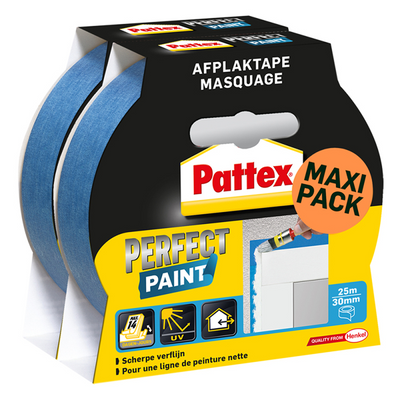 Pattex 1069919 – perfekte Farbe 30 mm x 25 mm, Maxi-Pack | 6 Stück