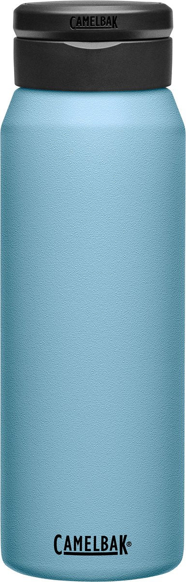 Camelbak Fit Cap vakuumisoliert – Trinkflasche mit Edelstahlisolierung – 1 l – Blau (Dusk Blue)