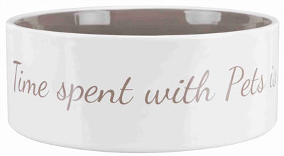 Trixie Food Bowl Haustiere Home Taupe