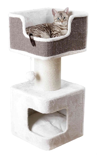 Trixie Kratzer Post Ava White Grey
