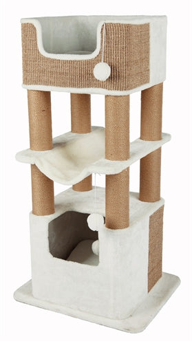 Trixie Kratzer Post Lucano White Taupe