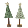 Decoris Bild Weihnachtsbaum Filz grün 20cm