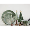 Decoris Bild Weihnachtsbaum Filz grün 20cm