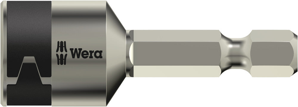 Wera 3869 4-Stecknuss-Bit, Edelstahl, 13,0 x 50 mm – 1 Stück – 05071225001