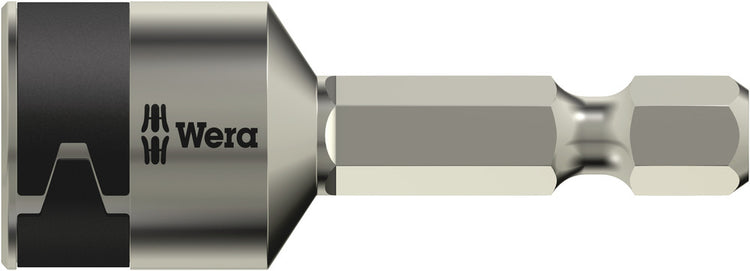 Wera 3869 4-Stecknuss-Bit, Edelstahl, 13,0 x 50 mm – 1 Stück – 05071225001