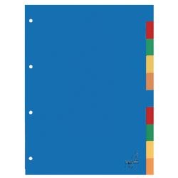 Farbige Tabs Kangaro A410 PP A4 120 Mikron 10 Stück 4 Löcher
