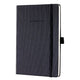 Notizbuch Sigel A5 213x295x20mm 80g m2 schwarz kariert