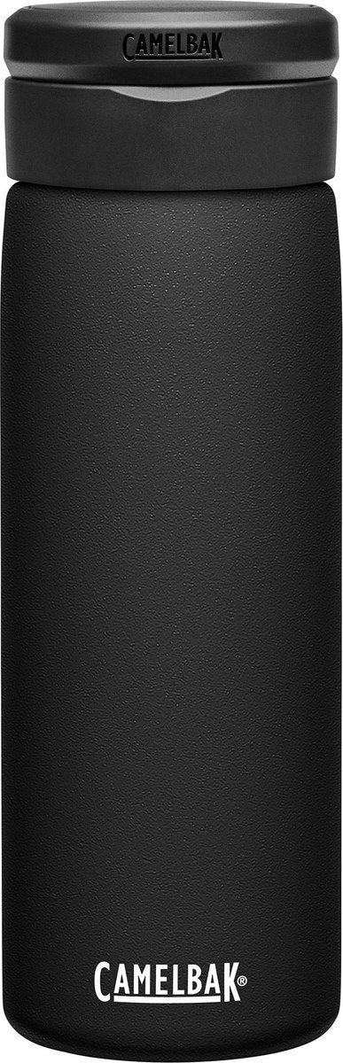 Camelbak fit cap vakuumisoliert – Trinkflasche mit Edelstahlisolierung – 600 ml – Schwarz (Schwarz)