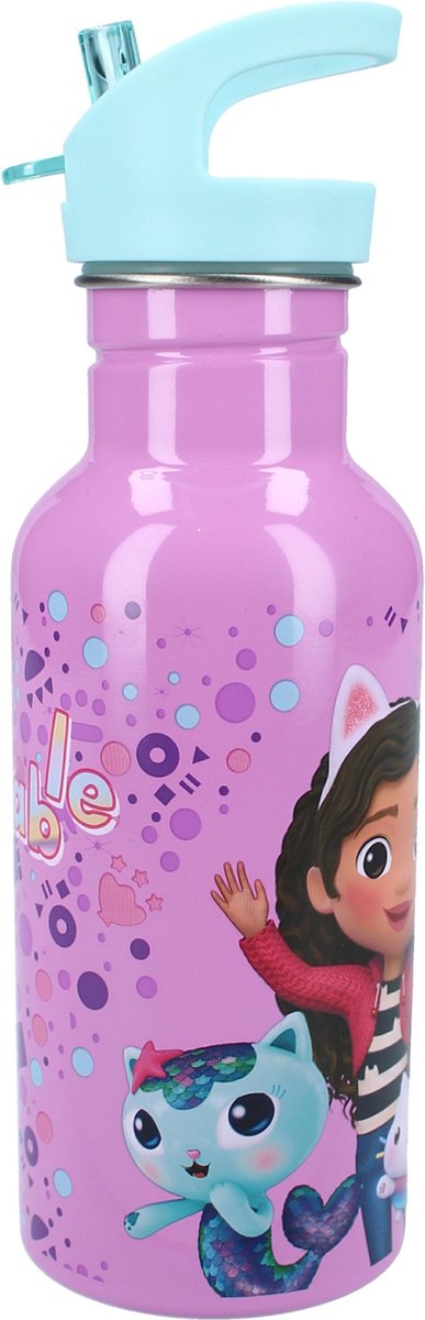 Vadobag Gabby's Dollhouse Trinkflasche und Schulbecher – rosa – Edelstahl – 500 ml