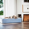 BIA -Bett -Baumwollhacken für Hundekorb Blau