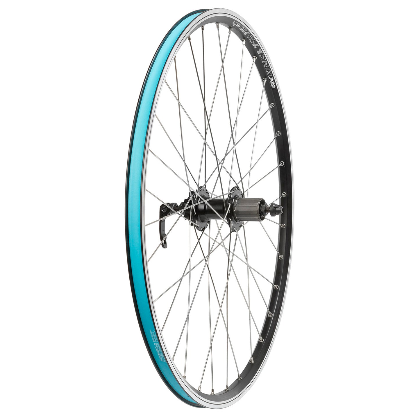 Shimano-Scheibenrad + V-Brake-Hinterrad