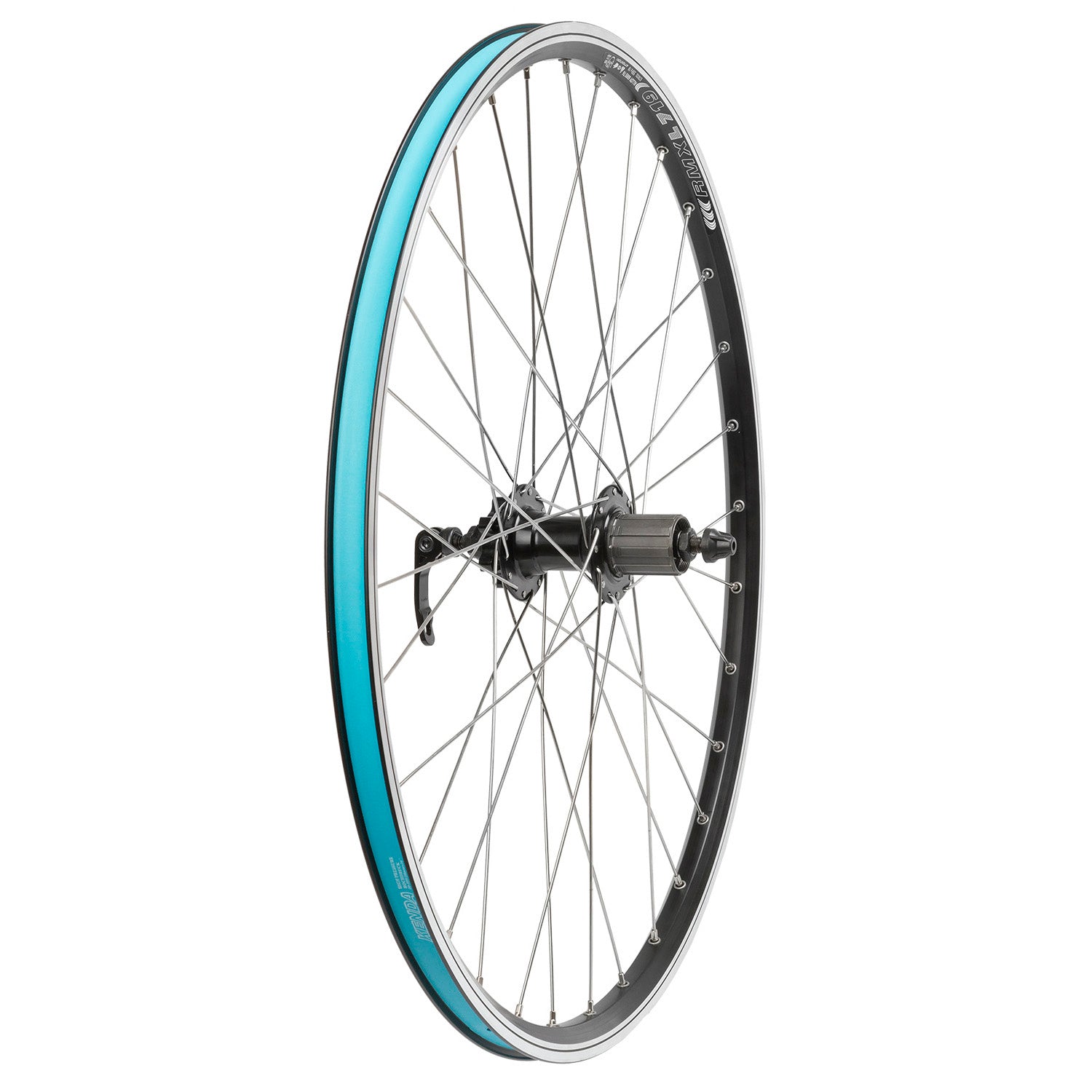 Shimano-Scheibenrad + V-Brake-Hinterrad