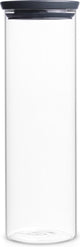 Brabantia Vorratsglas – stapelbar – 1,9 l – Glas