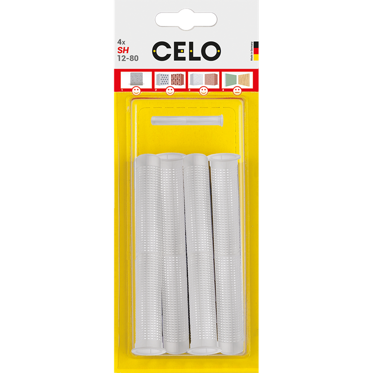 Celo 1061498 - 4 Siebhülsen Sh 12-80mm | 5 Stück