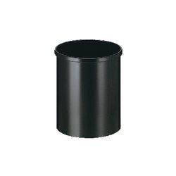 Papierkorb aus Metall 15l schwarz