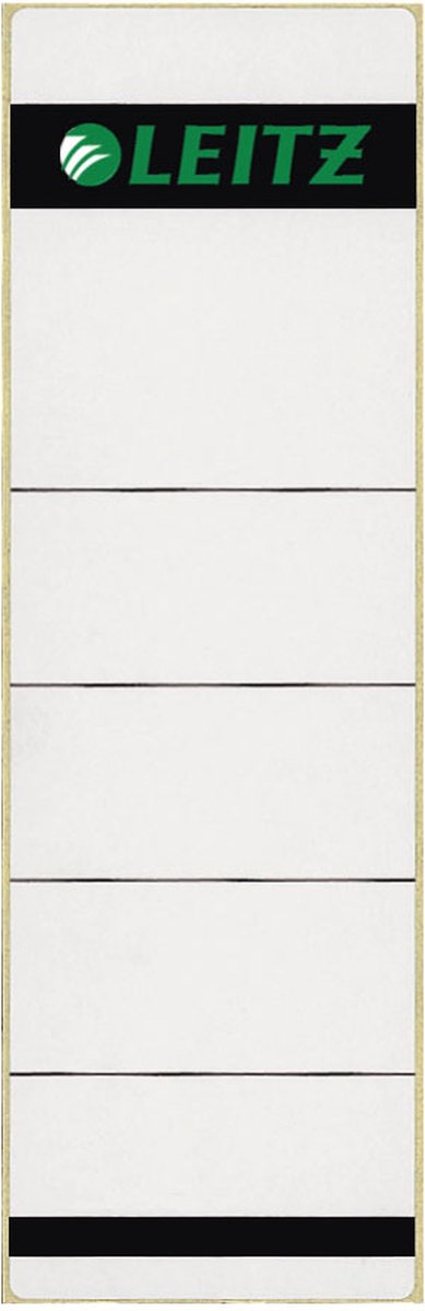 Leitz Rückenschild breit kurz 62x192mm selbstklebend grau - 100 Stück