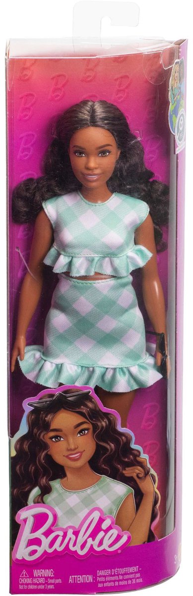 Barbie Fashionista Pop Green Gingham