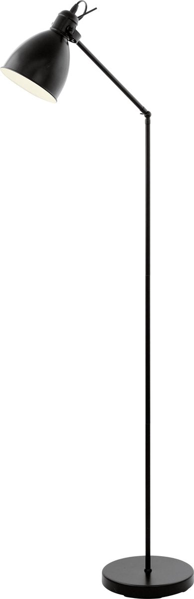 Eglo Priddy Stehleuchte – E27 – 137 cm – Schwarz und Weiß