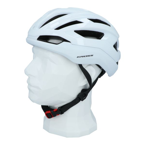 Kross Fahrrad Helm Road Pro L (58-62 cm) - Weiß