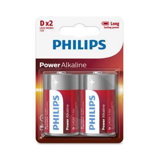 Batterie Philips d 2 Teile Power Alkaline