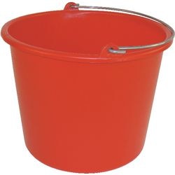 Eimer mit 12 Litern rot
