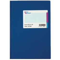 Kassenbuch König Ebhardt A5 148x210mm blau liniert 96 Blatt pro Buch