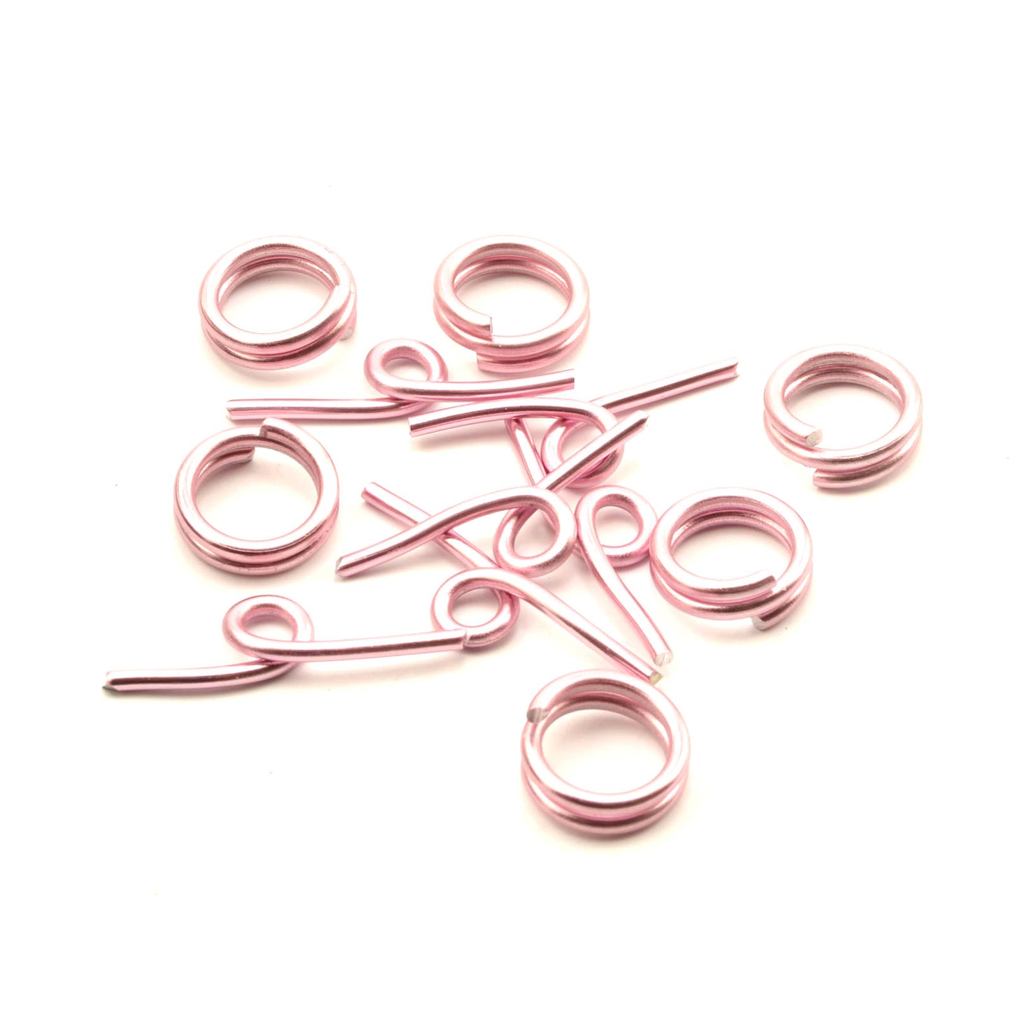Vaessen creative • Alu-Deko-Knebelverschluss 6 Stück rosa