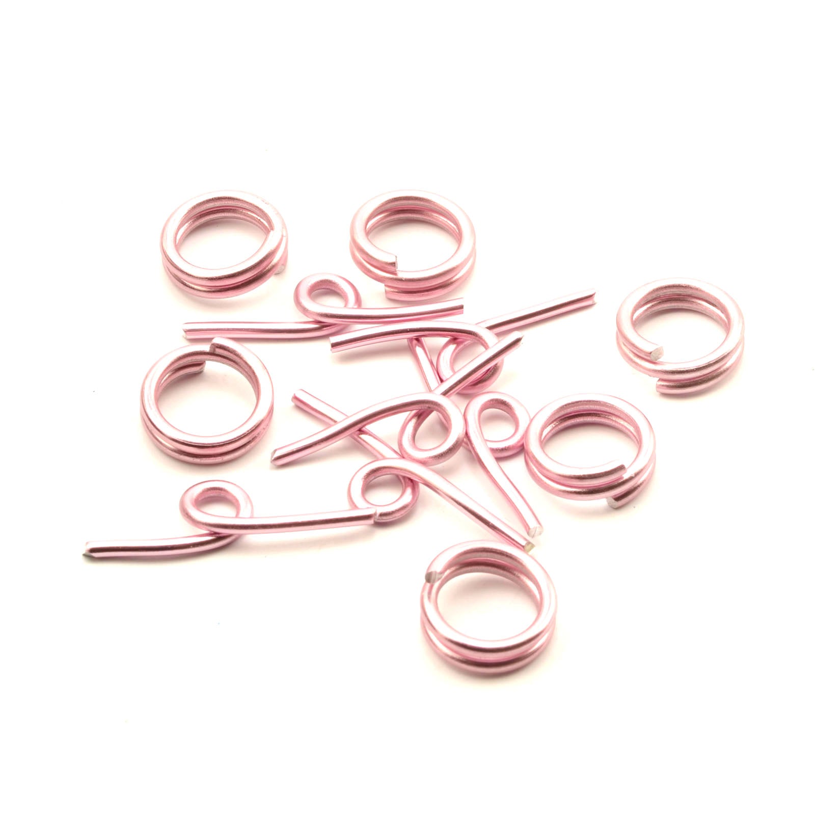 Vaessen creative • Alu-Deko-Knebelverschluss 6 Stück rosa