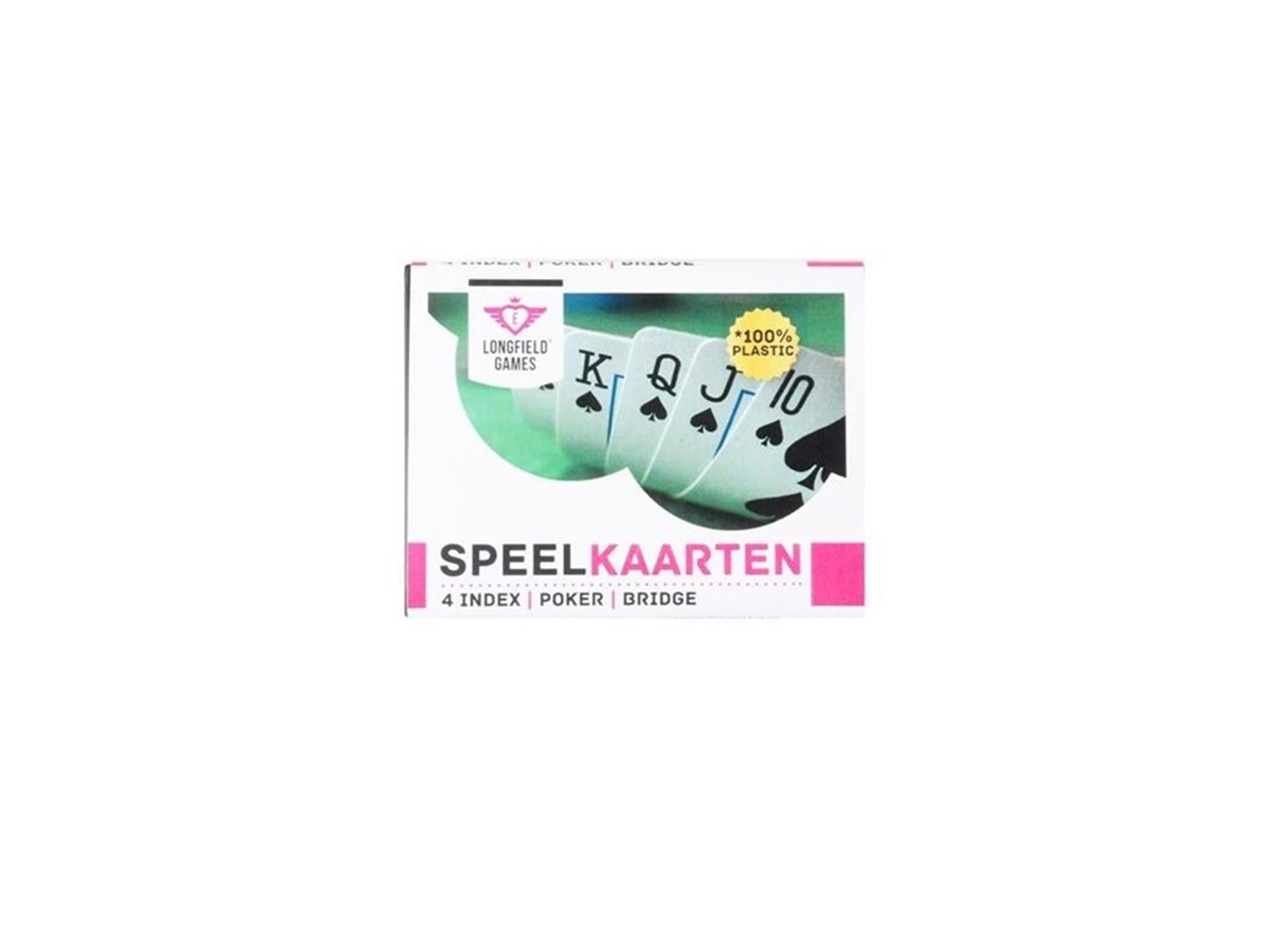 Karten spielen 100% Plastik, 2 Sätze in Art Dust Box