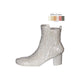 Ideen 4 Jahreszeiten Vase Bootie Creme ø7x22x19cm