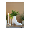 Ideen 4 Jahreszeiten Vase Bootie Creme ø7x22x19cm