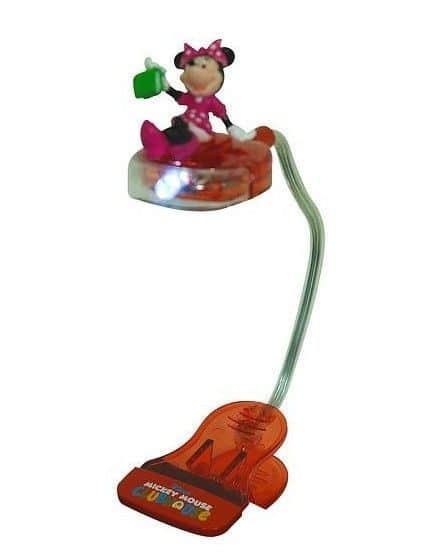 Leselampe Minnie -Maus mit Klemme