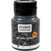 Creall Studio Acrylfarbe, deckend, Schwarz (99), 500 ml 1 Flasche