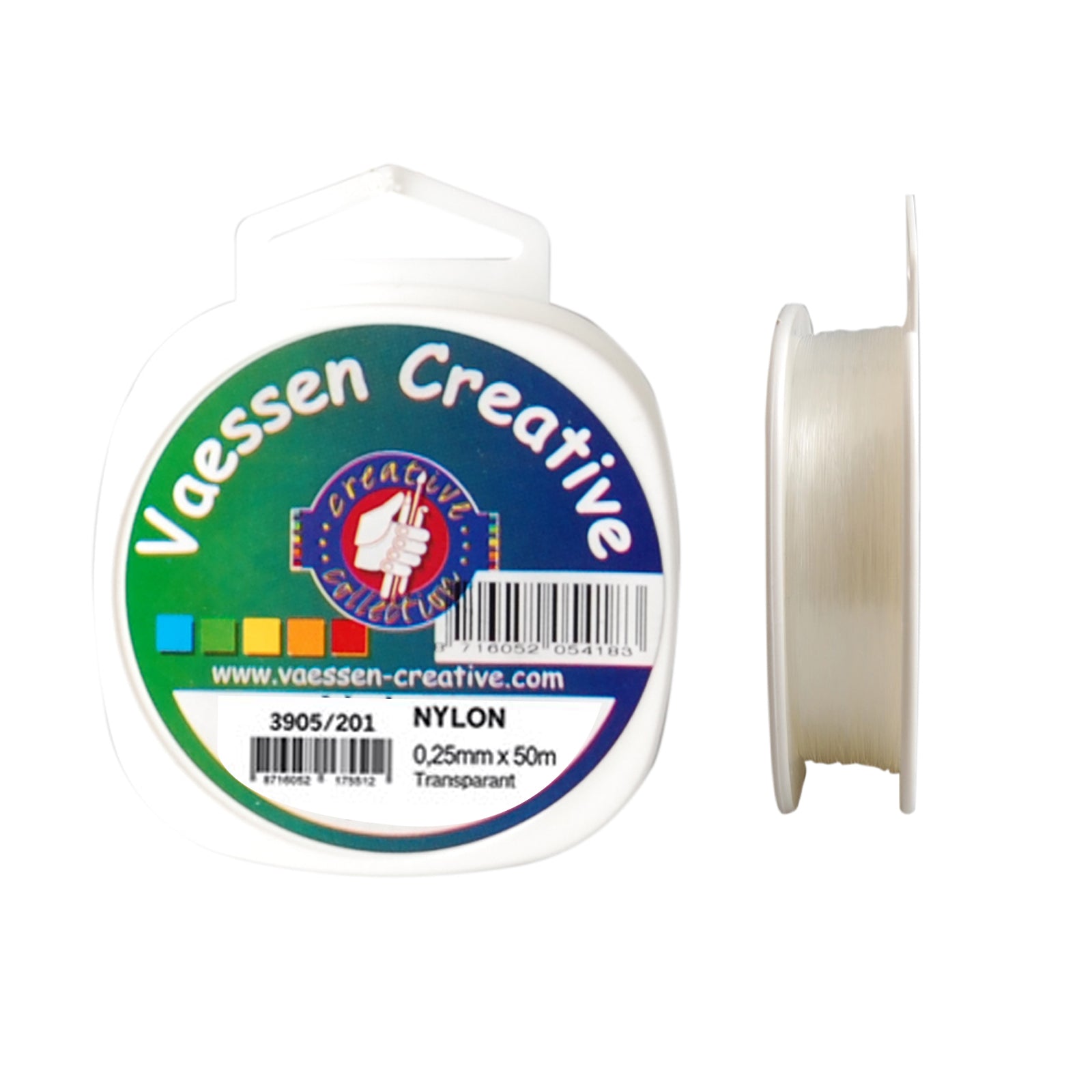 Vaessen creative • Nylonfaden 0,25 mm 50 m transparent