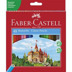 Faber Castell Faber Castell FC-120148 Farbig Bleistift Faber-Castell Castle Sechseckkarton mit 48 Teilen