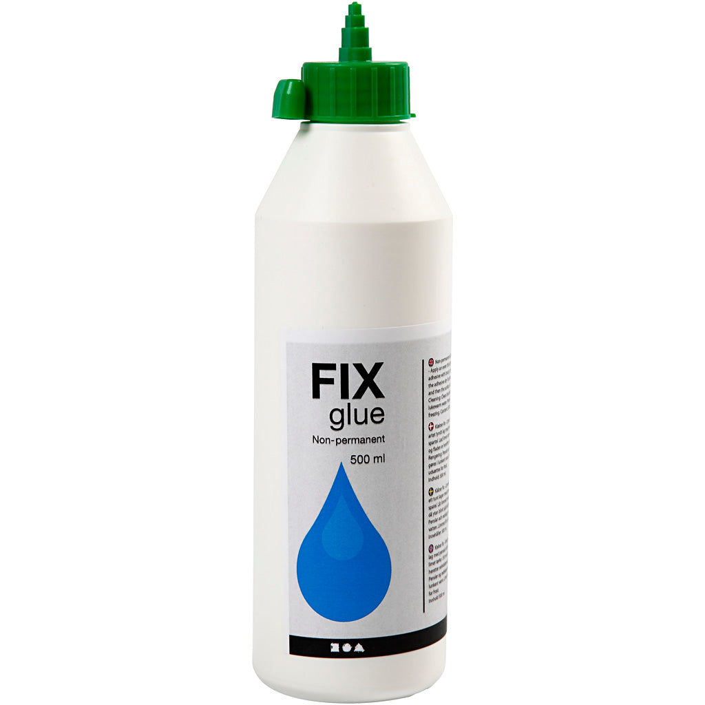 Creativ Company Nicht-permanenter Kleber, 500 ml 1 Flasche