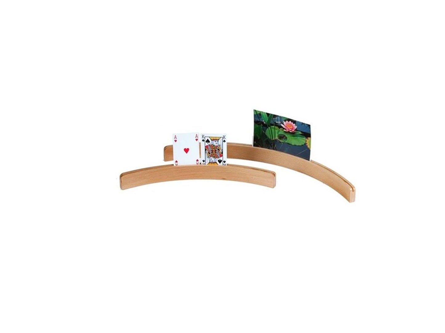 Kartenhalter Holz, 4st