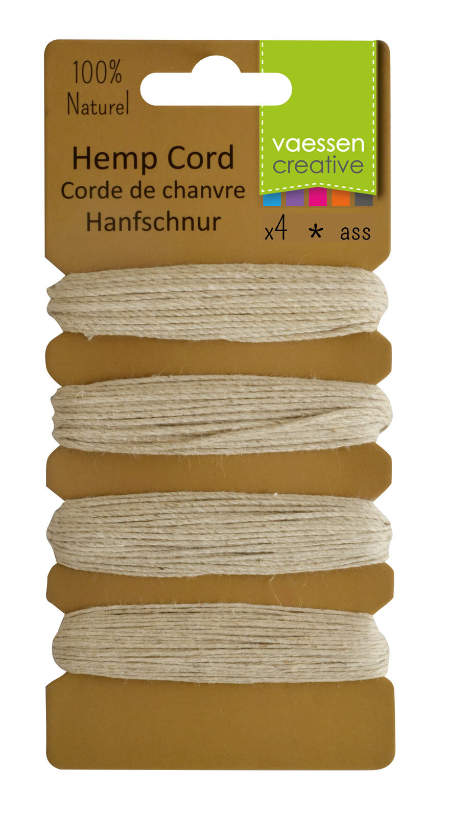 Vaessen creative • Hanfseil-Sortiment ecru