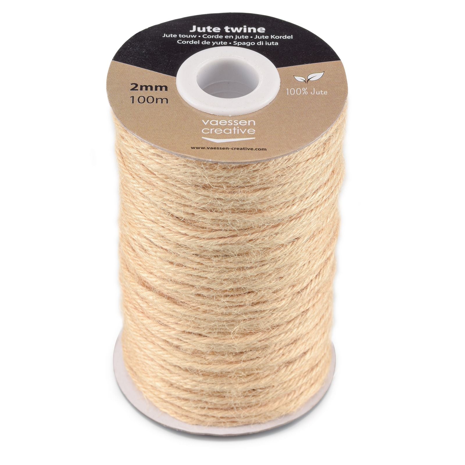 Vaessen creative • Juteseil beige 2mmx100m