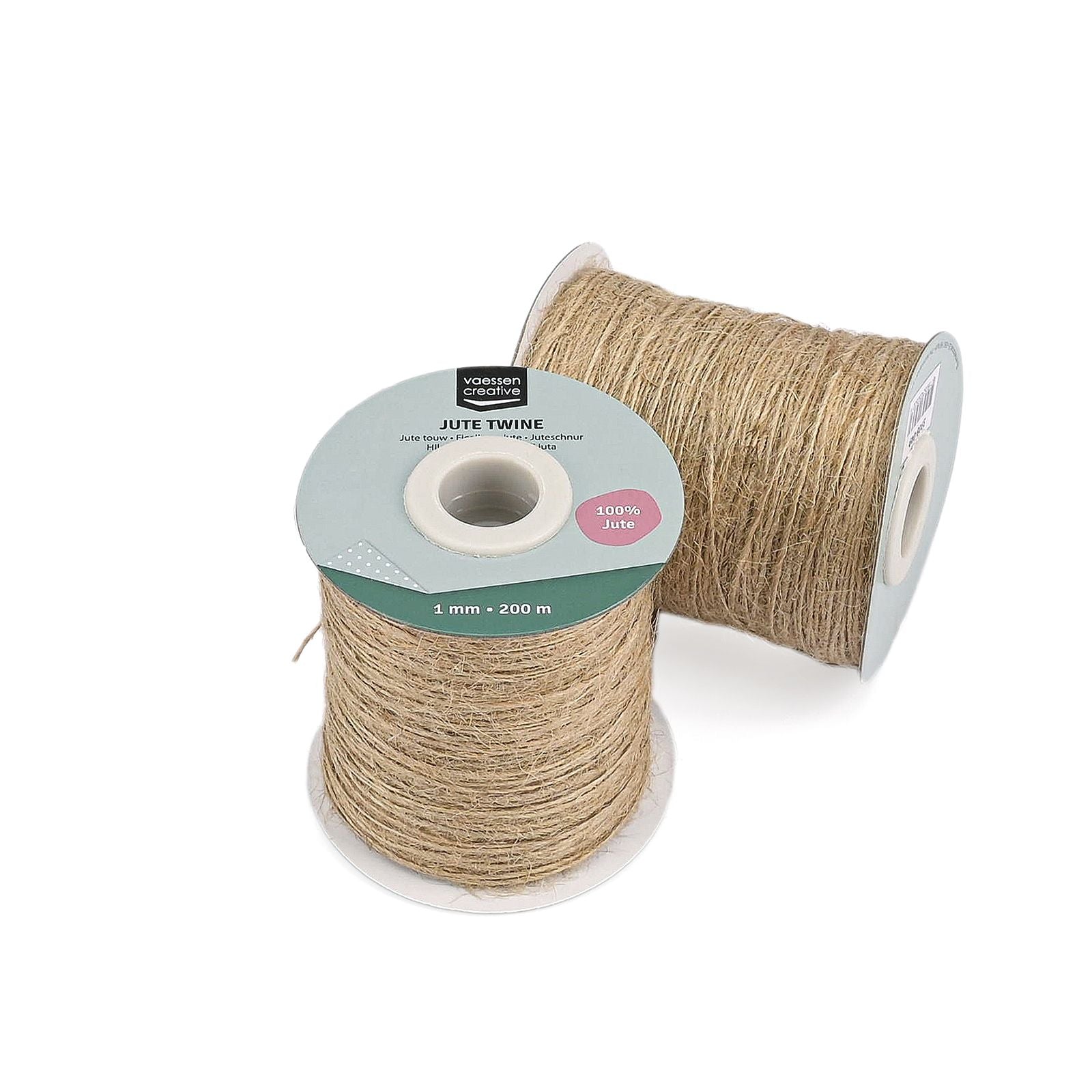 Vaessen creative • Juteseil natur 1mmx200m 2St.