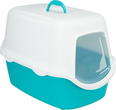 Trixie Cat Box Vico türkis weiß