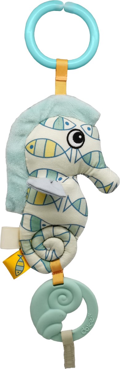 Dolce Toys Spielzeug-Ozean-Aktivitätsanhänger – Seepferdchen Sammy