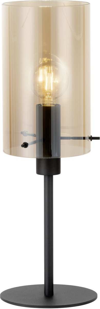 Eglo Polverara Tischlampe - 1 Licht - ø18 cm - E27 - Schwarz