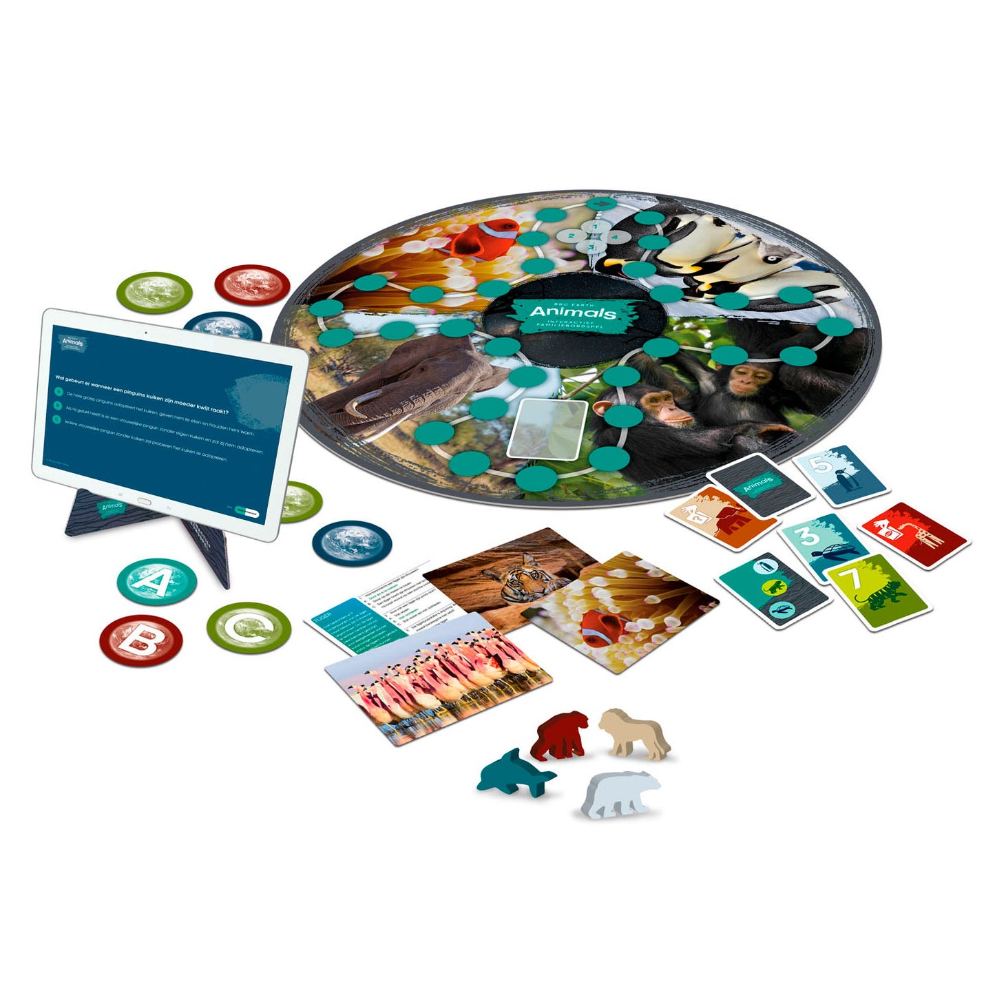 Identitätsspiele BBC Earth Animals Interactive Family Brettspiel