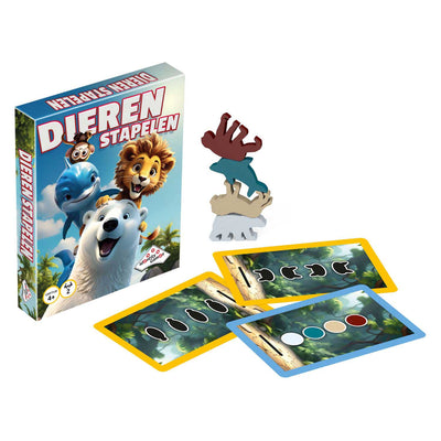 Identitätsspiele Tier-Stapelspiel – 2 Spieler